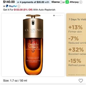 Clarins Paris Double Serum